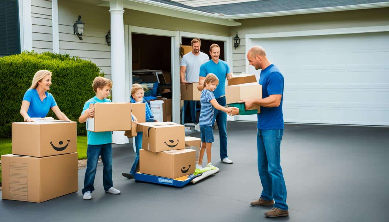 What is considered local moving?